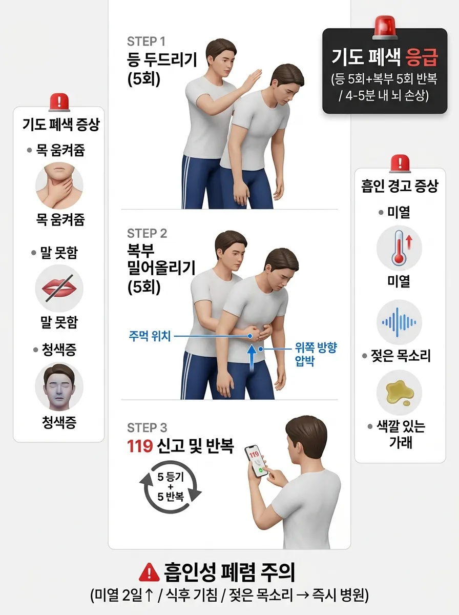 하임리히법 응급 대처
